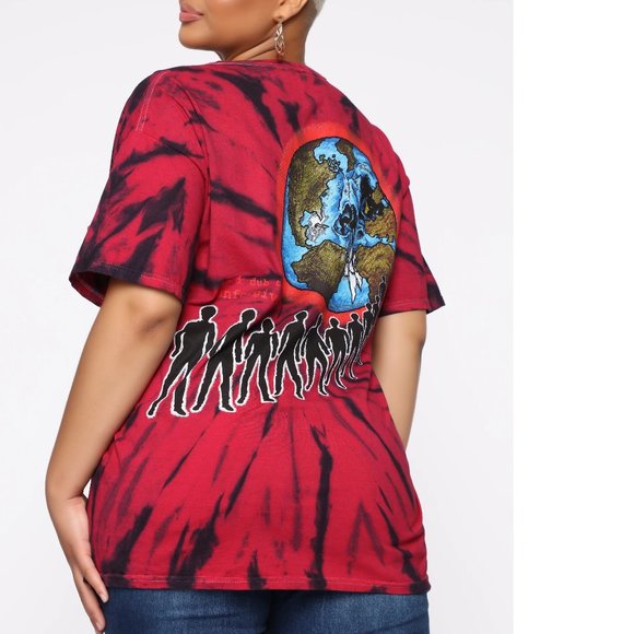 Metallica So I Dub The Unforgiving Tie Dye Official T-Shirt 1X Plus Size NWT - Picture 4 of 4